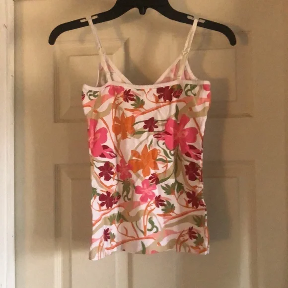 Cute Energie Tank Top Floral Size Small S Camisole - Picture 3 of 4